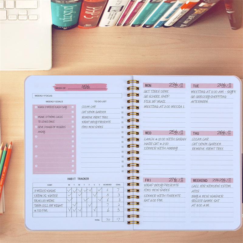 A Flexible Planner for Daily, Weekly, and Monthly Focus