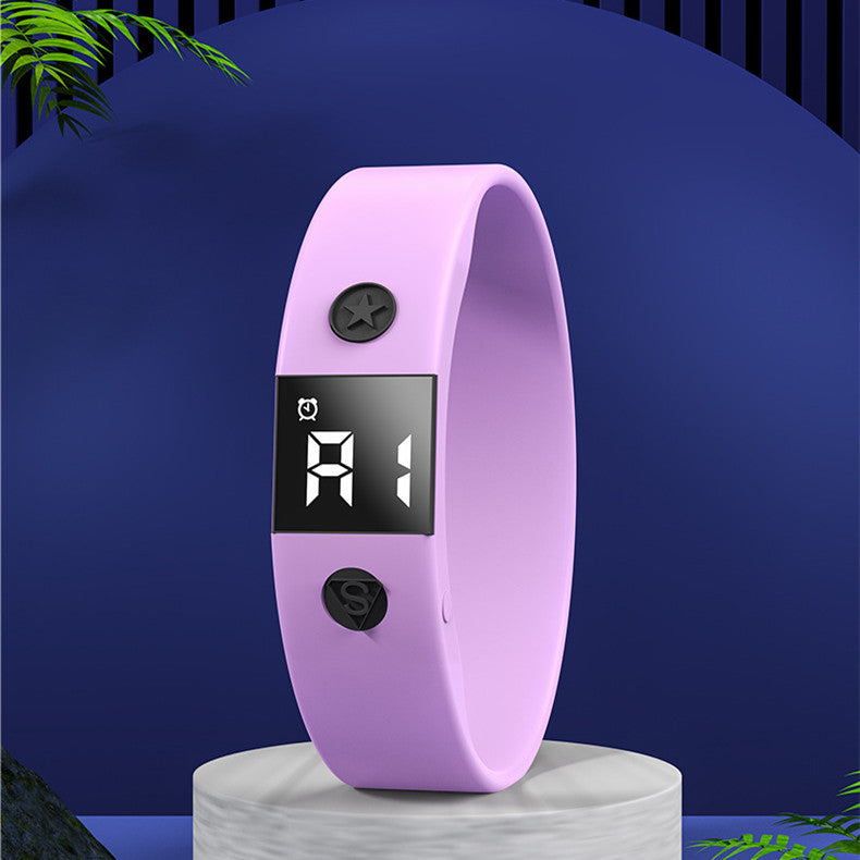 Smart Bracelet With Vibration Reminder Alarm Clock Countdown