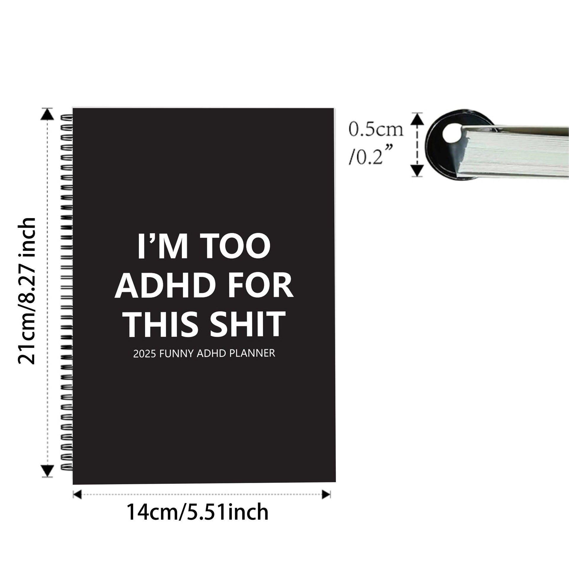 The Funny ADHD Planner for Doing Things Eventually