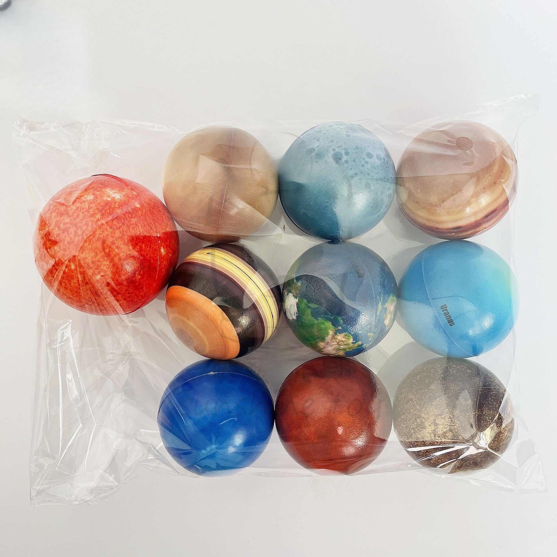 Eight Planets Solar System Moon Children's Science And Education Toy Sponge Stress Ball