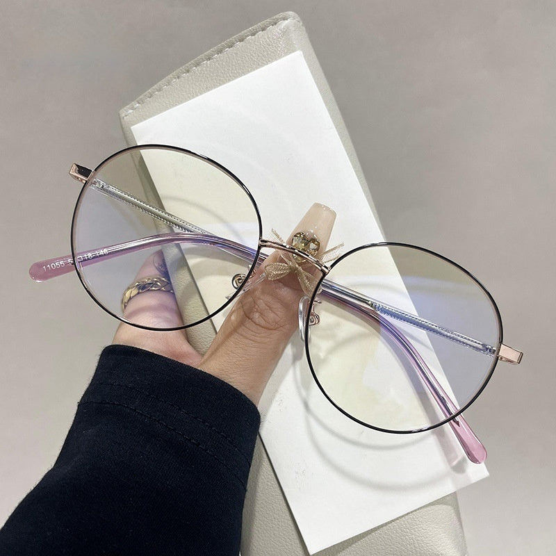 Blue Light Blocking Glasses For Women Available With Prescription Lenses Round Frame Non Prescription
