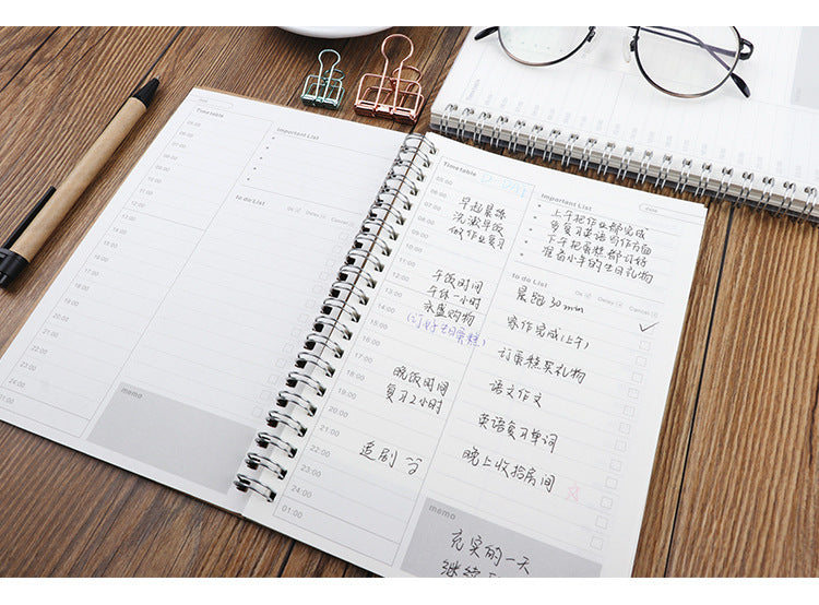 A Daily Planner for Focused Work and Better Efficiency