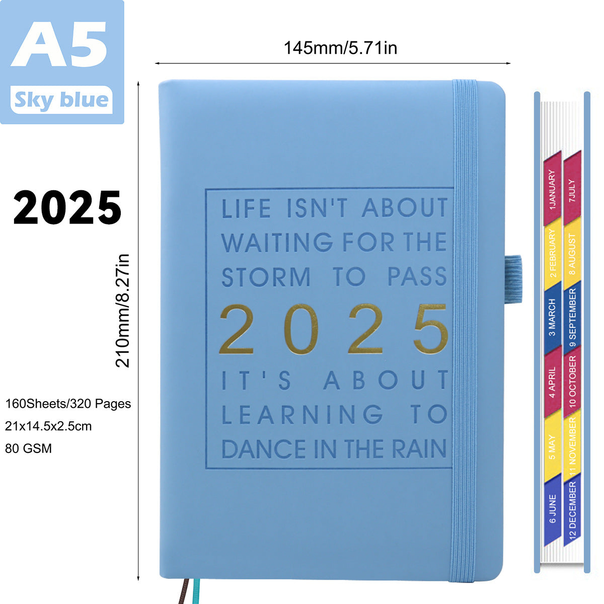 A Simple Line Notebook for Daily Planning