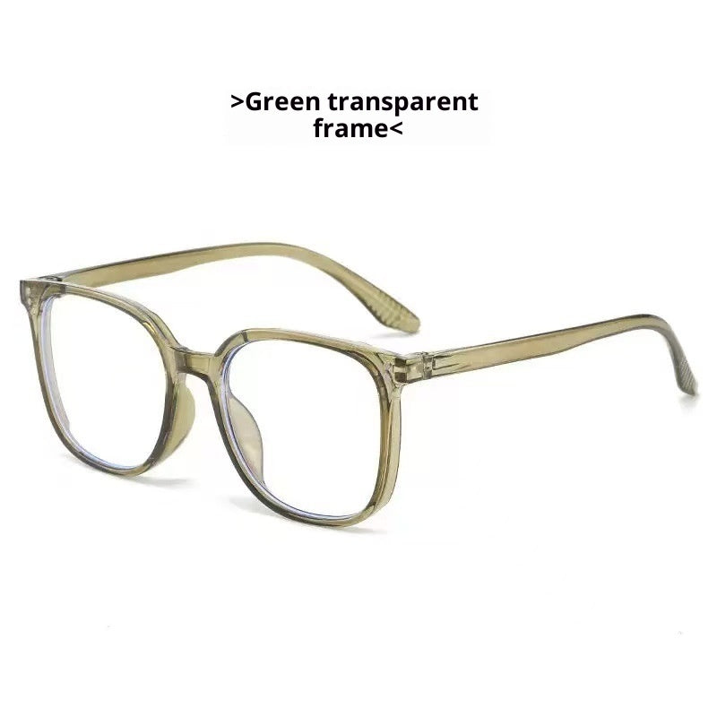Full-frame Trendy Flat Blue Light Blocking Glasses