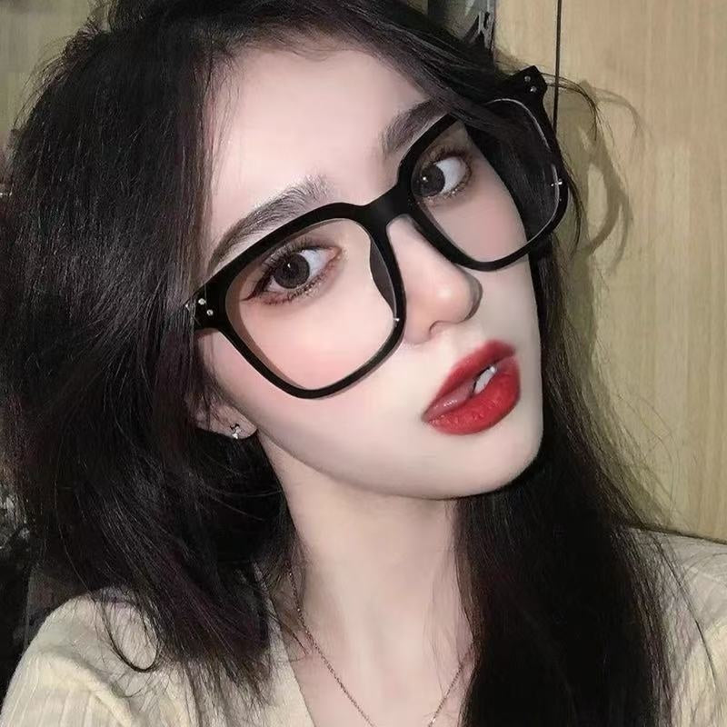 Full-frame Trendy Flat Blue Light Blocking Glasses