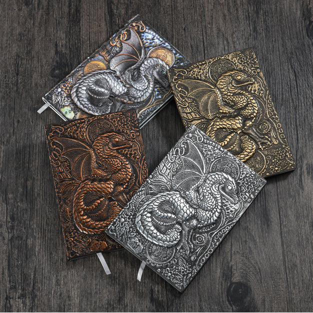 A Vintage Dragon Notebook for Bold Ideas and Intentional Planning