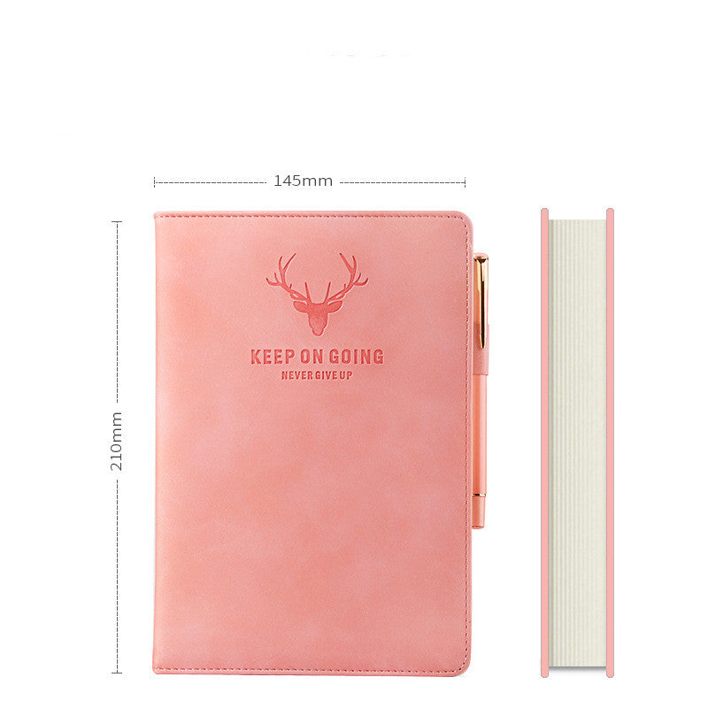 A Classic Deer Notebook for Thoughtful Business Notes