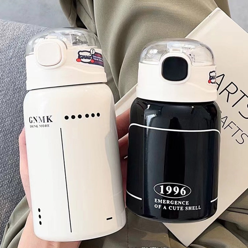 Simple Insulated Water Bottle With A Straw For Girls