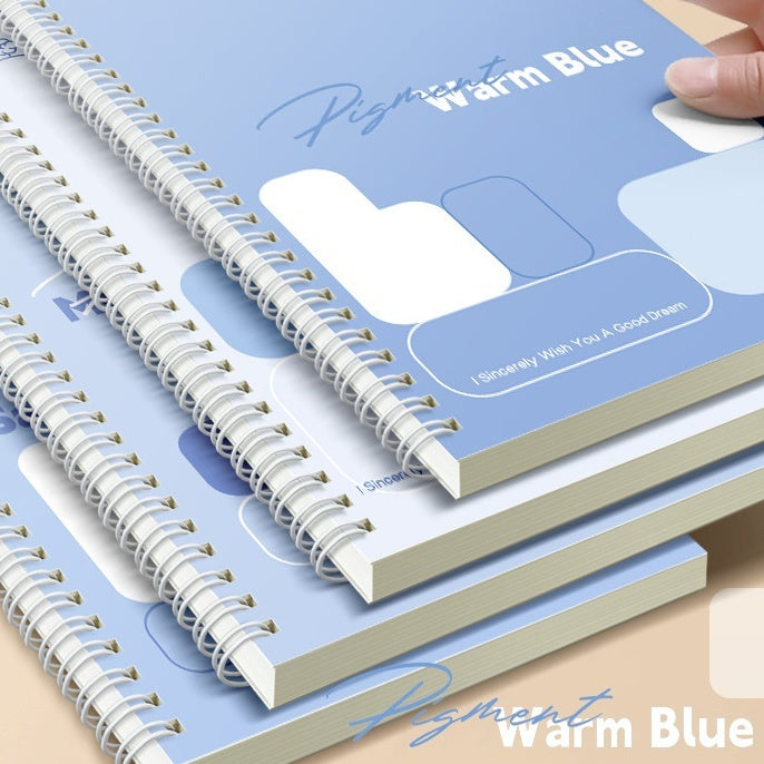 The Simple Blue Notebook for Daily Thoughts and Plans (4pcs)