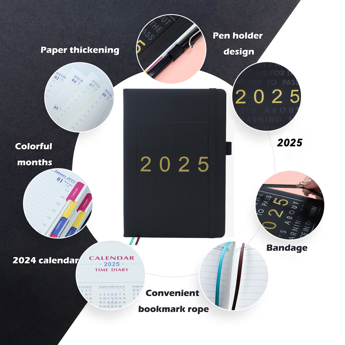 A Simple Line Notebook for Daily Planning