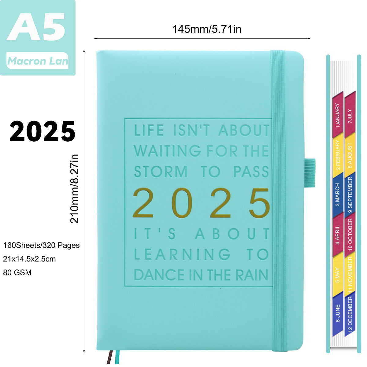 A Simple Line Notebook for Daily Planning