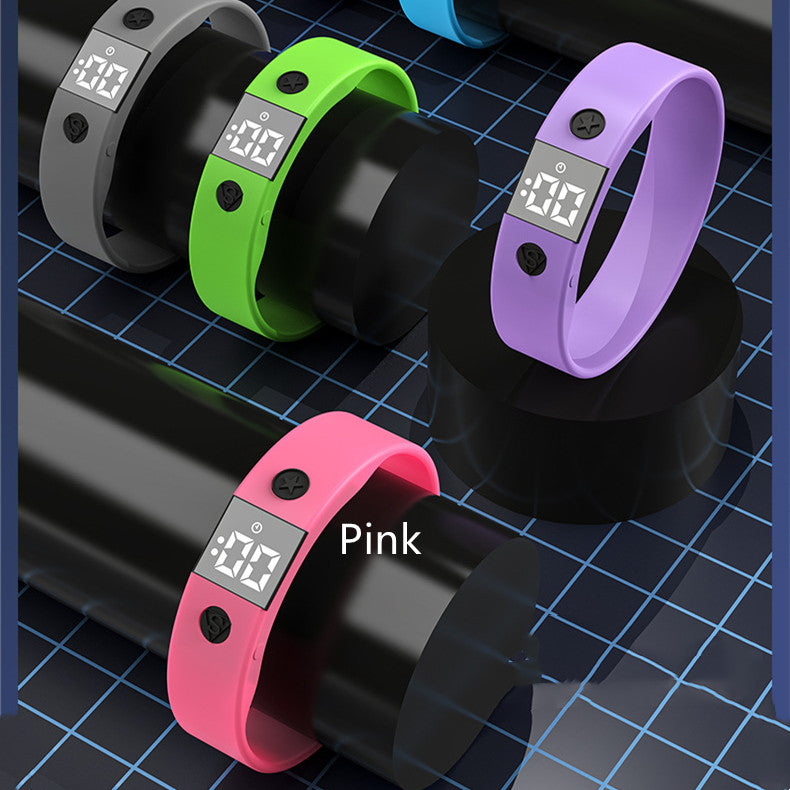 Smart Bracelet With Vibration Reminder Alarm Clock Countdown