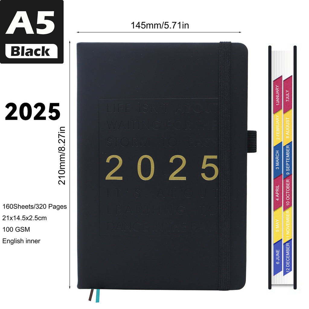 A Simple Line Notebook for Daily Planning