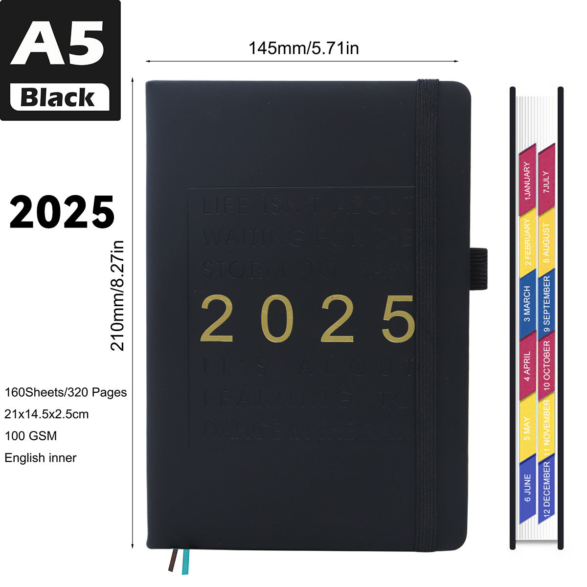 A Simple Line Notebook for Daily Planning