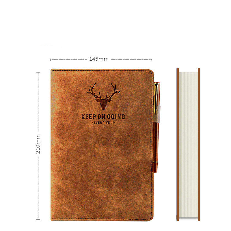 A Classic Deer Notebook for Thoughtful Business Notes